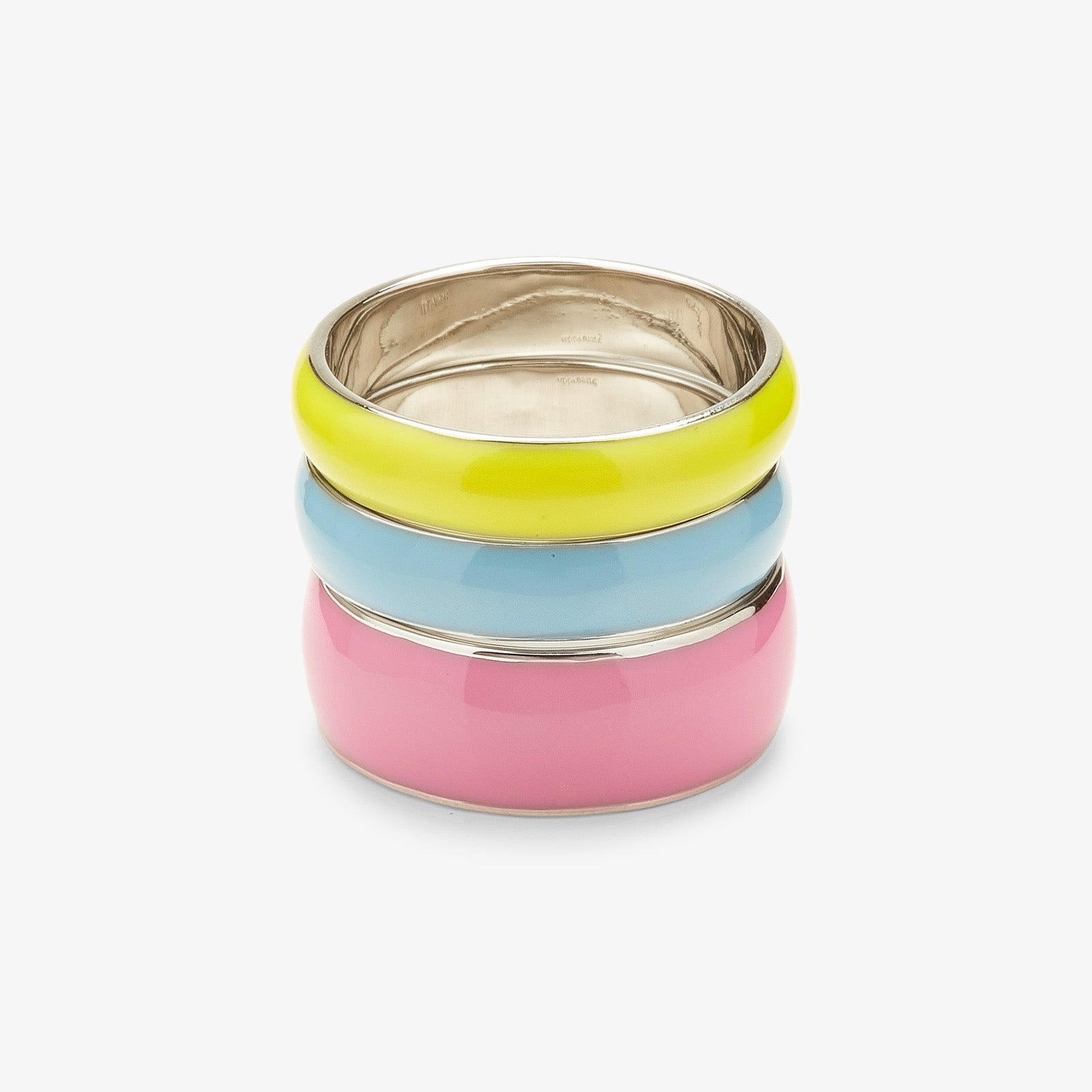 Wonderland Enamel Ring Stack