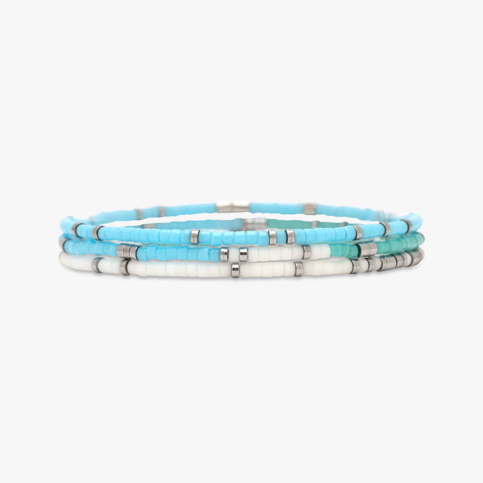 Seafoam Dream Stretch Bracelet Set of 3